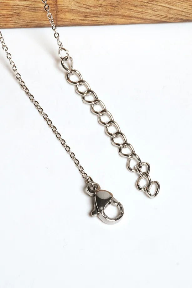 Aslan Silver™ 14 Ayar Gümüş Kaplama Kalsit His Taşı Kolye